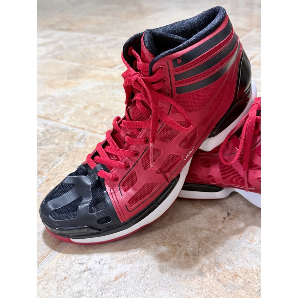 Adidas Adizero Crazy Light Mens Basketball Shoes Red Black Size 11.5‎ Sanitized